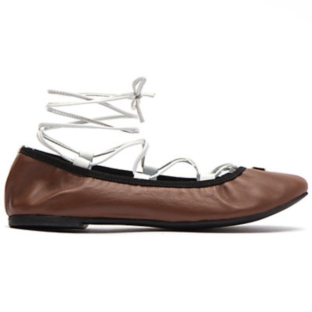 Frances Valentine Gemma Lace Up Flat